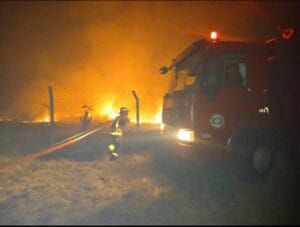 Incendio en La Sierpe