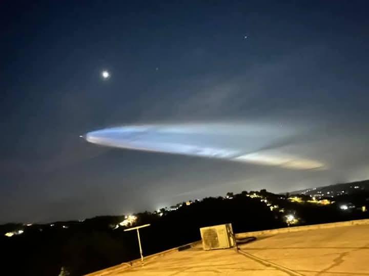 Misteriosa luz en el cielo de Cuba