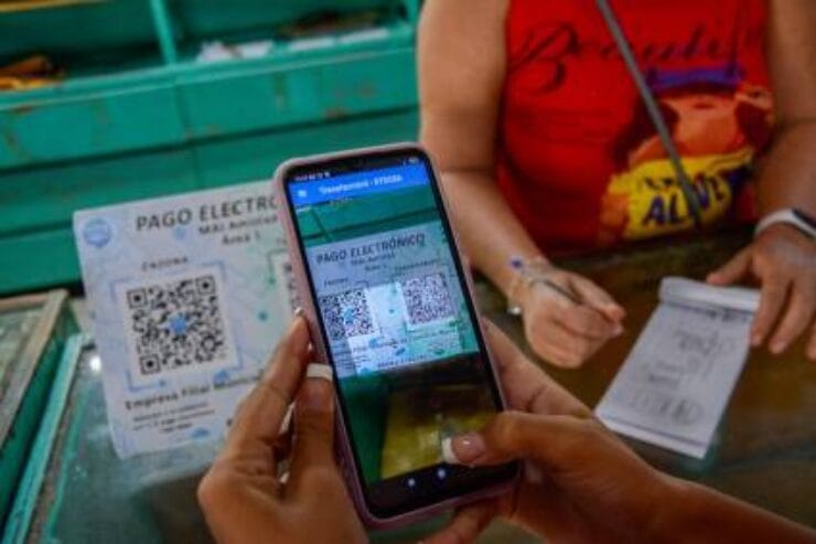 Código QR a través de Transfermóvil