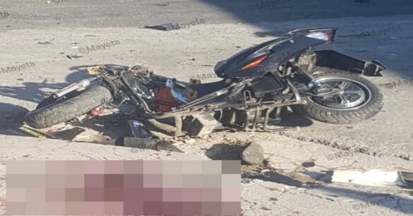 A-12-9 Accidente entre dos motos en Santiago de Cuba