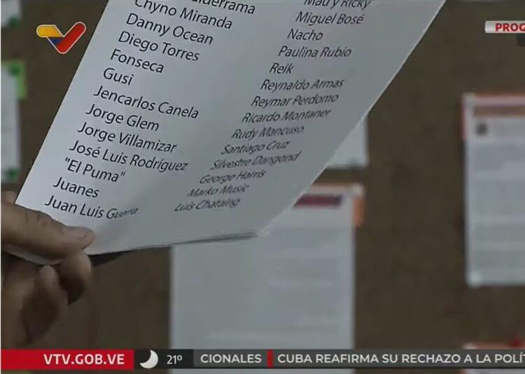 Gobierno de Venezuela Prohíbe la Entrada de Artistas Internacionales y Nacionales