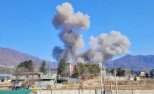 Avión lanza 8 bombas por accidente en zona residencial de Corea del Sur