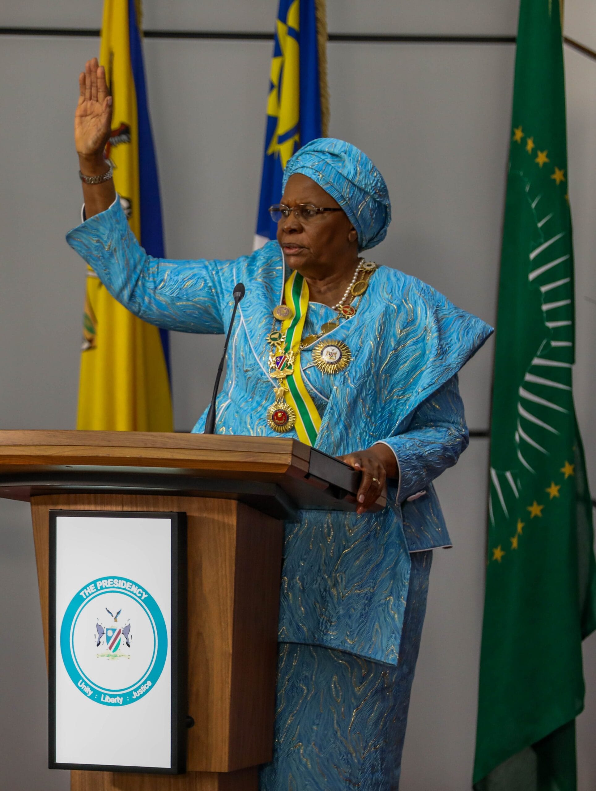 Netumbo Nandi-Ndaitwah, asume la presidencia de Namibia