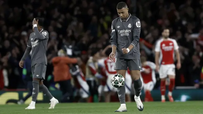 El Arsenal golpea a un flojo Real Madrid con un impactante 3 a 0 en cuartos de final de Champions League