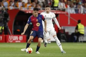 Con un increíble golazo de Koundé en la prórroga el Barcelona tumba al Real Madrid en la final de la Copa del Rey