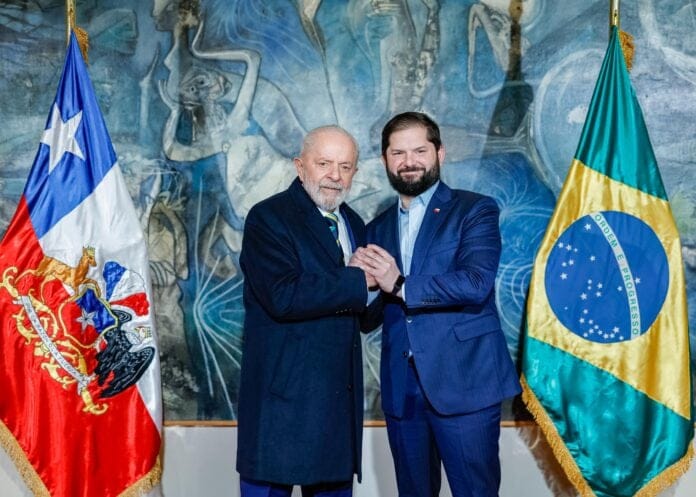 Se reúne Luiz Inácio Lula da Silva con su similar chileno Gabriel Boric