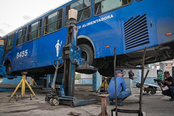 Recuperan 63 ómnibus en La Habana
