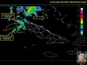 Lluvias y tormentas eléctricas en toda región Occidental de Cuba