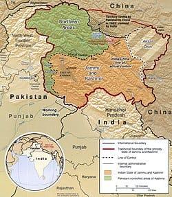 Intercambio de disparos de artillería entre India y Pakistán en línea de control fronteriza