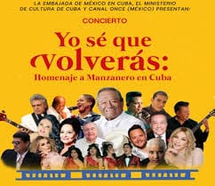Realizarán concierto homenaje a Manzanero en Cuba