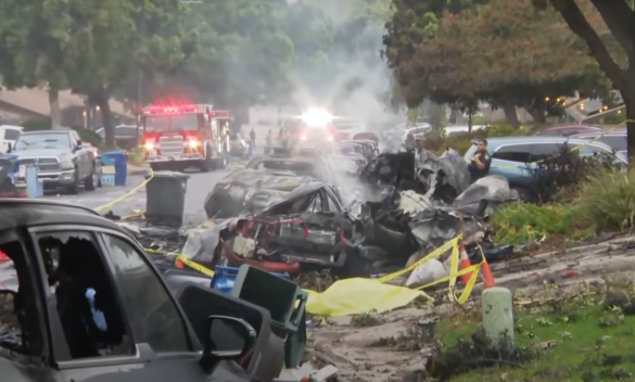 Avión privado se estrella en San Diego dejando varios muertos