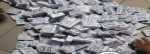 Incautan casi 2 mil cajas de cigarros en Pueblo Nuevo
