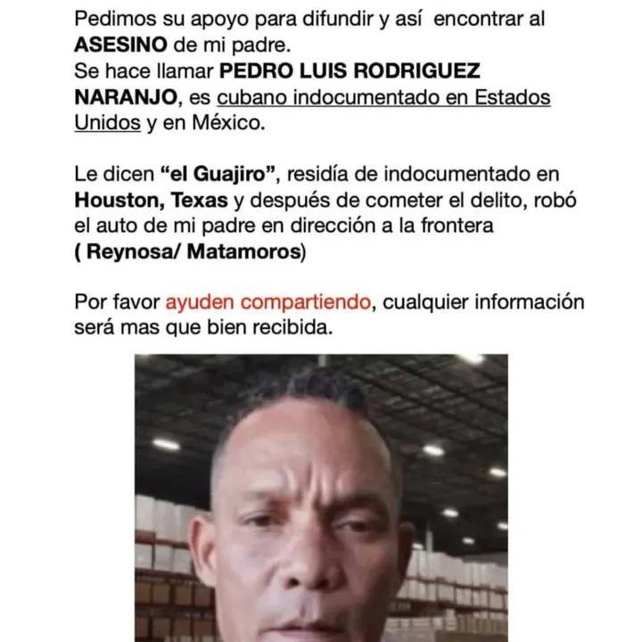 Actriz cubana Yany Prado pide ayuda para encontrar al presunto asesino de su padre en Houston