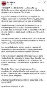 Asesinato de una niña de 9 años conmociona Río Cauto