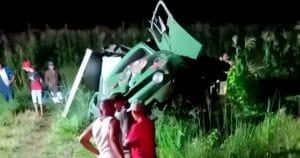 Accidente en carretera de Guisa
