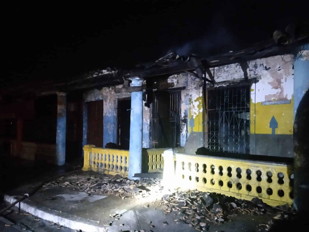 Incendio de Grandes Proporciones en Guantánamo