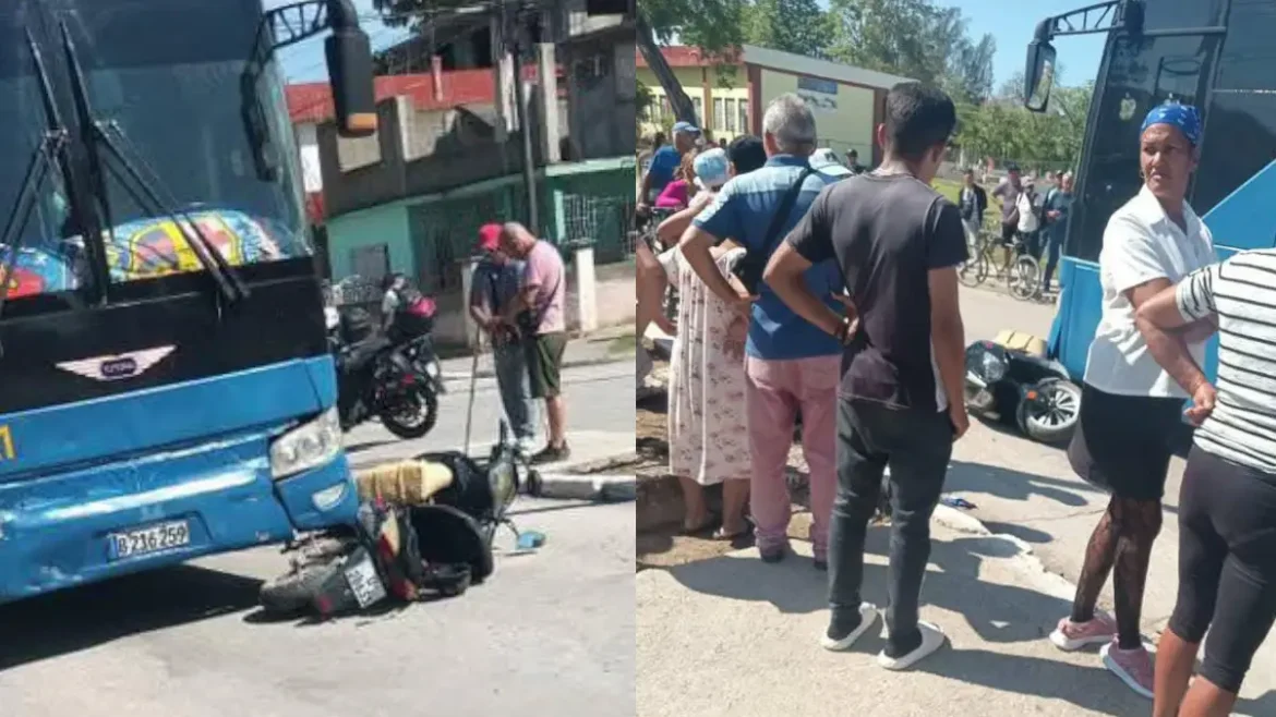 Lesionado con múltiples fracturas en accidente en Bayamo por ignorar señal de PARE