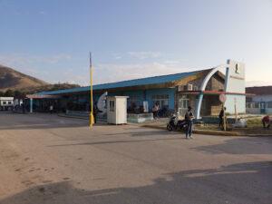 Guagua se incendia en la terminal de Holguín