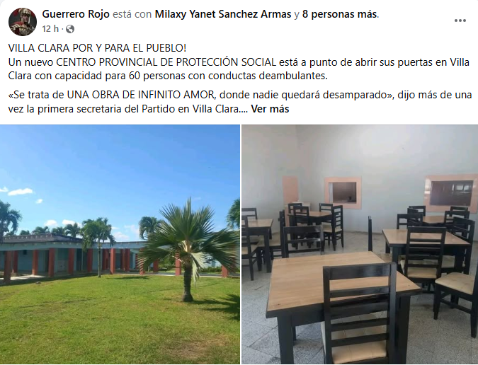 Crean para deambulantes en Villa Clara Centro Provincial de Protección