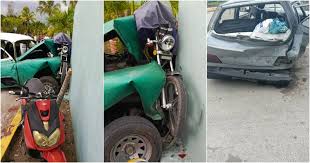 Siete heridos tras impacto de un automóvil contra dos vehículos en estacionamiento del Aeropuerto de Santa Clara