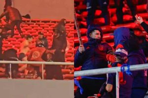 Graves disturbios en el Independiente vs Universidad de Chile