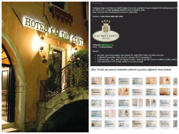 Un robo de más de 70,000 documentos de identidad en Italia