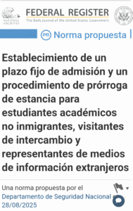 Gobierno estadounidense propone limitar a 4 años el tiempo que los extranjeros pueden estudiar en Estados Unidos .