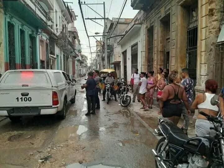 Operativo policial en La Habana Vieja