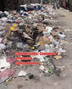 La Habana se hunde entre la basura