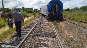 Descarrilamiento de tren Guantánamo-La Habana deja 3 lesionados