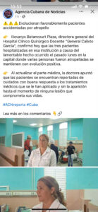 Pacientes ingresadas tras atropello en La Habana