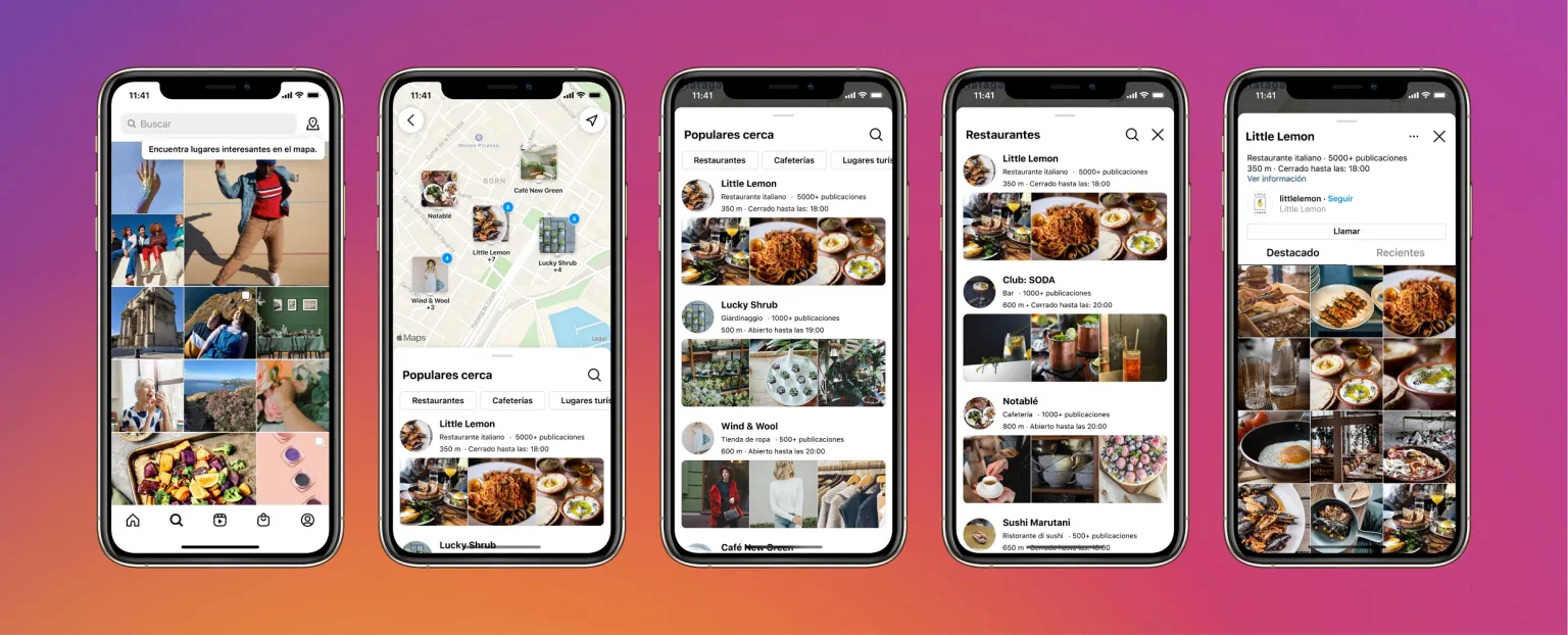 Instagram desafió a Snapchat con nuevo mapa y amplía funciones