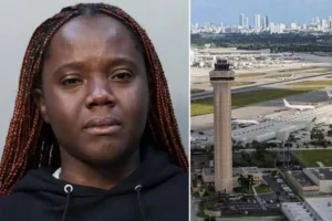 Mujer intenta adueñarse de niño que no era suyo en el Aeropuerto de Miami.