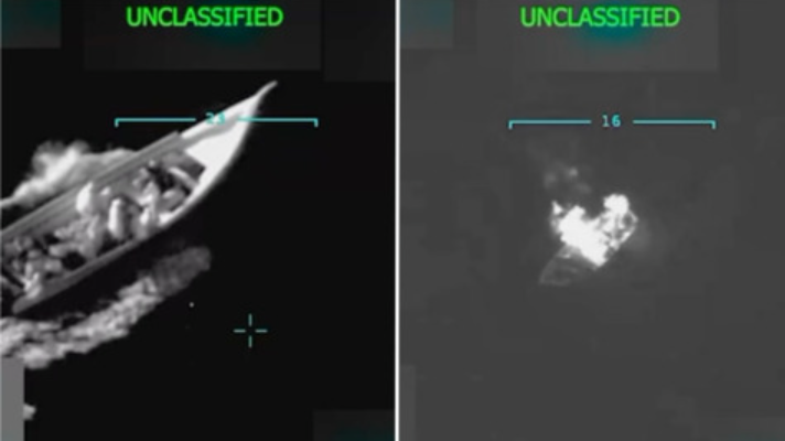 11 muertos en el Caribe por ataque militar de Estados Unidos  contra un presunto bote con drogas.