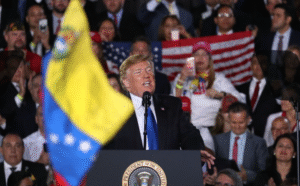 Trump no descarta la posibilidad de más acción militar contra Venezuela.