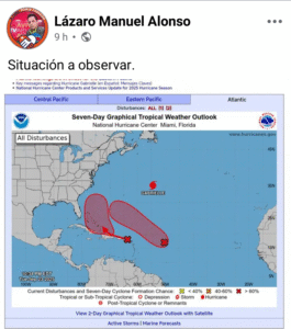 Onda tropical adquiere fuerza y podría afectar el oriente de Cuba