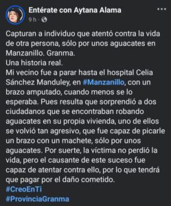 Hombre pierde brazo tras defender sus aguacates en Manzanillo