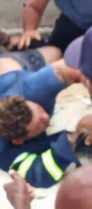 Trabajador eléctrico casi muere electrocutado