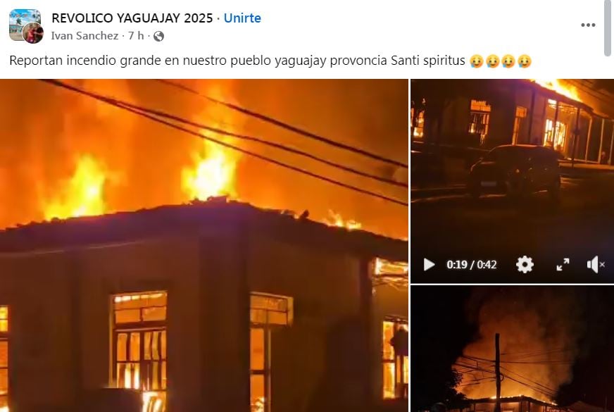 El incendio en Yaguajay: Devastación en el bar El Refugio y viviendas colindantes