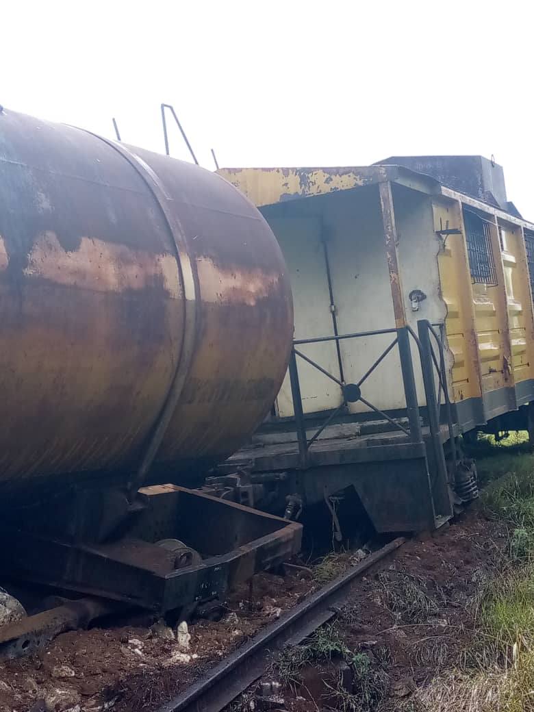 Descarrilamiento de tren de carga en la Línea Hershey