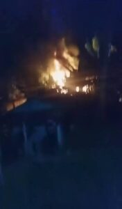 Incendio por cocinar con leña destruye vivienda en San Miguel del Padrón