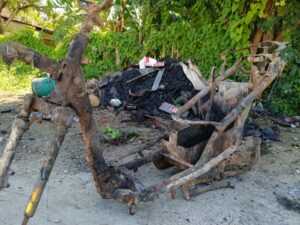 Explosión de batería de motorina daña vivienda en Jobabo