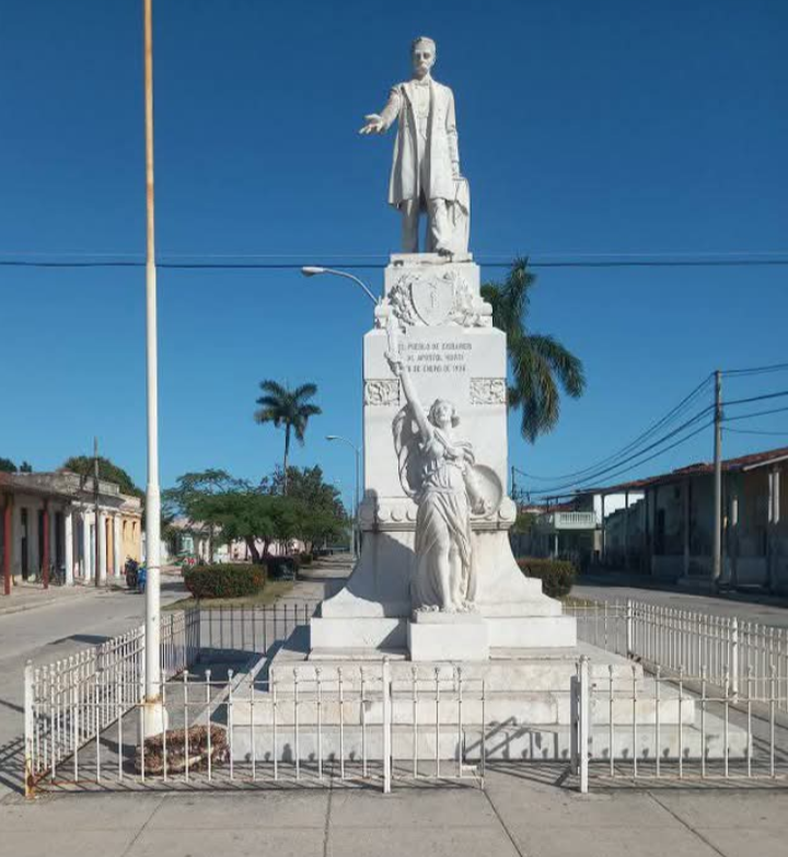 Indignación en Caibarién por el ultraje a la estatua de José Martí