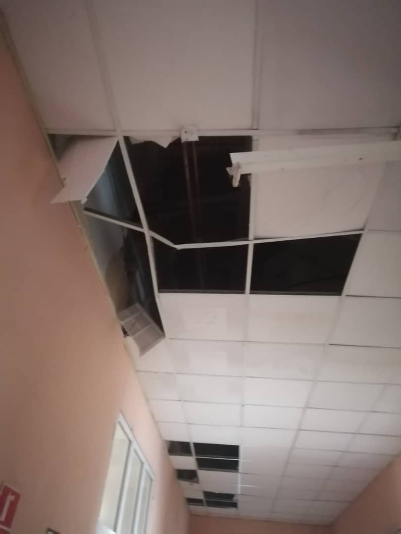 Un nuevo derrumbe en el Hospital Calixto García. Colapso del sistema de salud cubano.