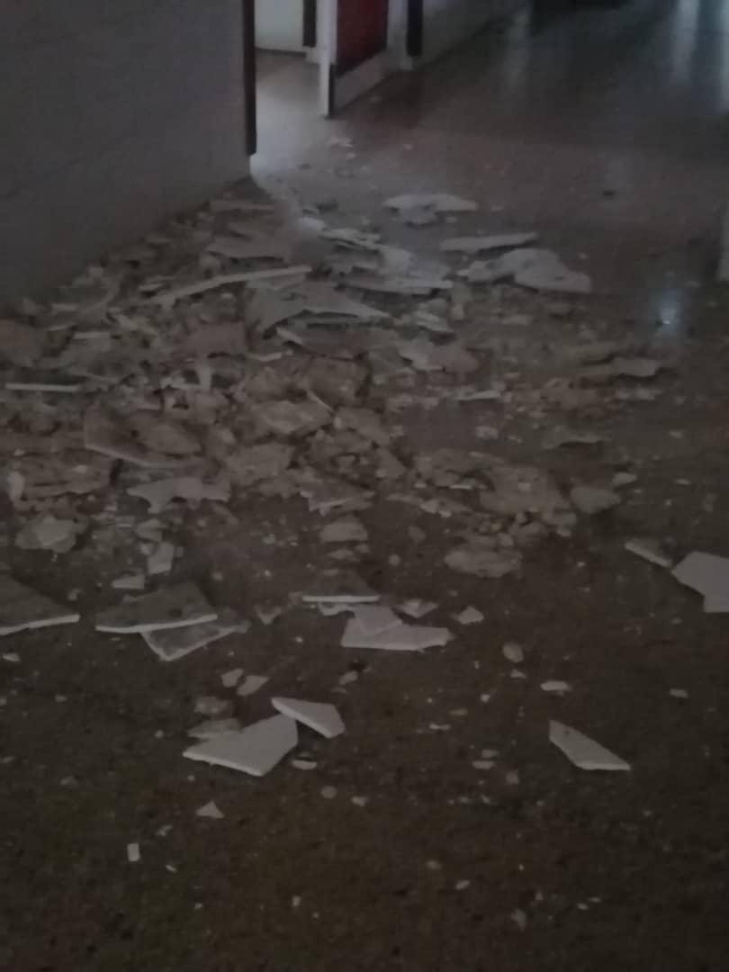 Un nuevo derrumbe en el Hospital Calixto García. Colapso del sistema de salud cubano