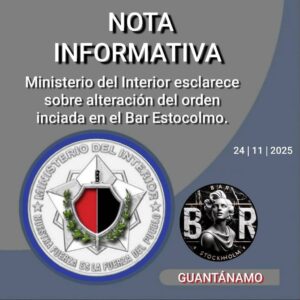 Riña en el Bar Estocolmo de Guantánamo: MININT ofrece detalles del incidente y acciones legales