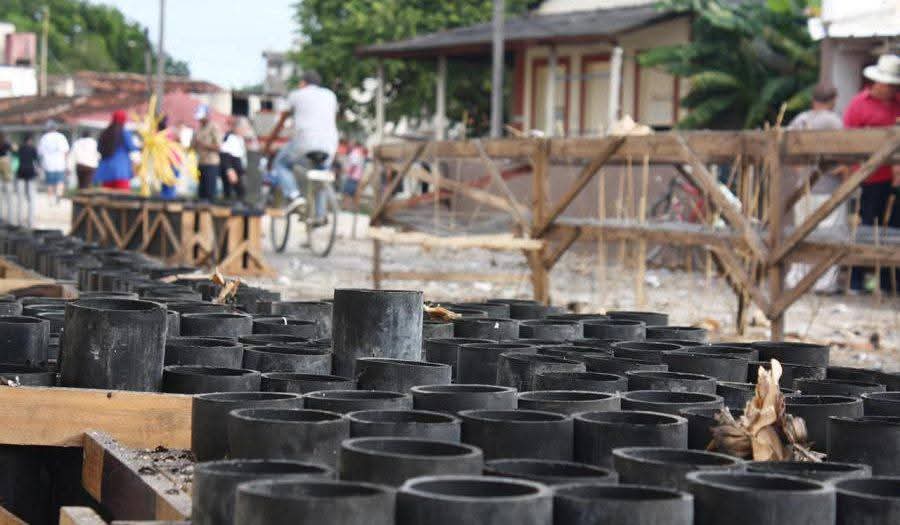 Explosión en el área de fuegos artificiales deja seis lesionados en las Parrandas de Guayos