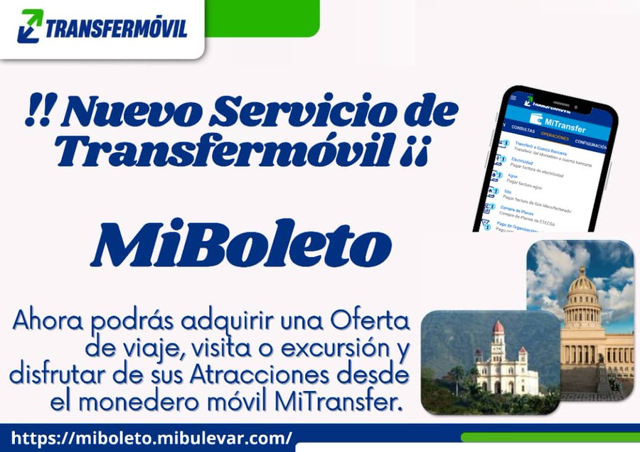 Mi Boleto: nueva herramienta de Transfermóvil 