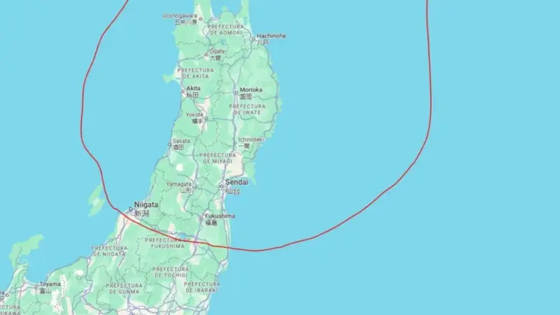 Terremoto de magnitud 6.7 sacude el noreste de Japón y Se activa alerta de tsunami