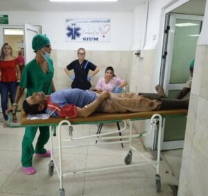 Accidente masivo en La Caoba